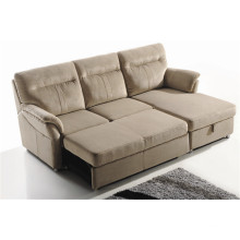 Sofá de sala com sofá de couro genuíno moderno (722)